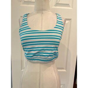 lululemon Energy Sports Bra Blue/White Stripes